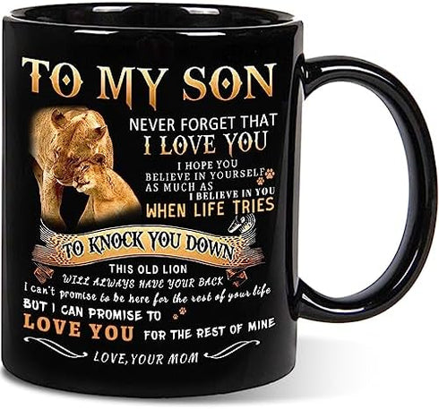 From Mom-to My Son Lion Mug 11Oz, Son Gift